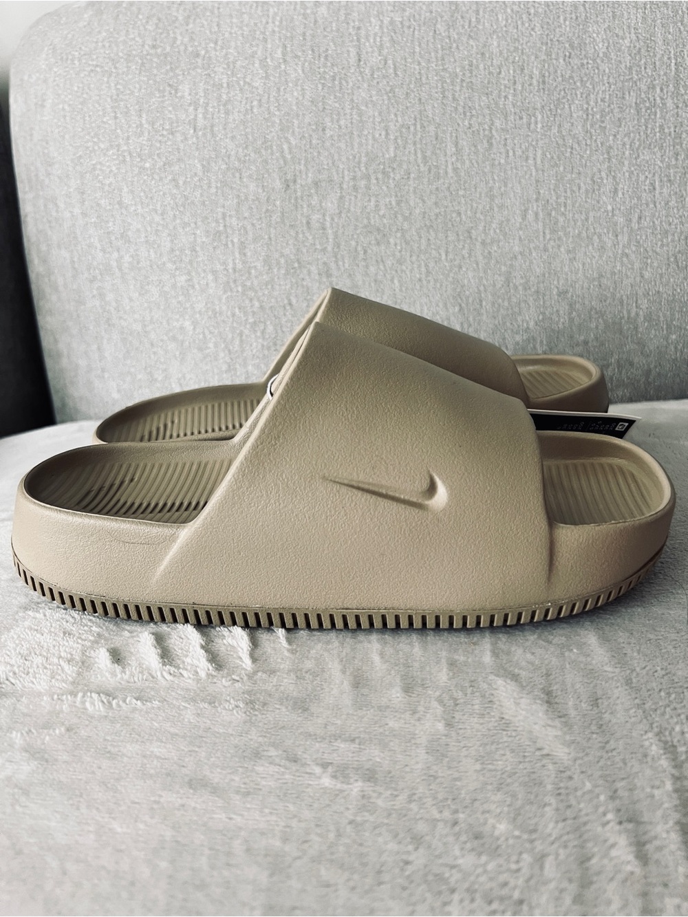 NEW! Nike Calm Slide in Khaki